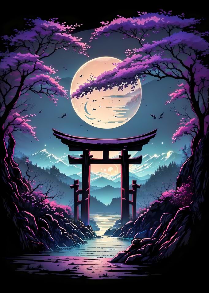 Lunar Torri Gate