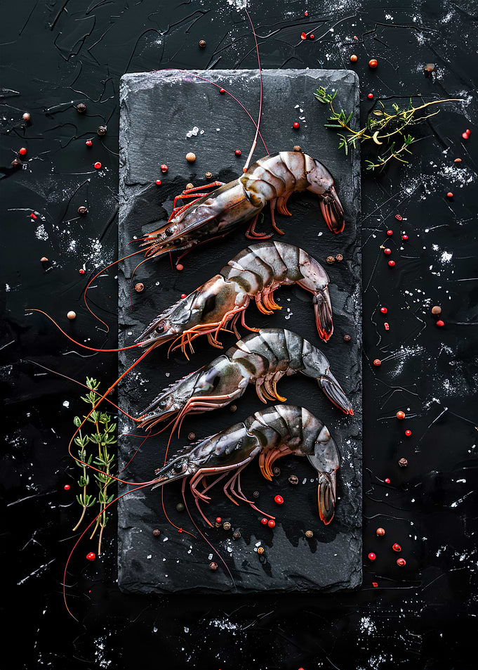 Black Shrimps Fish