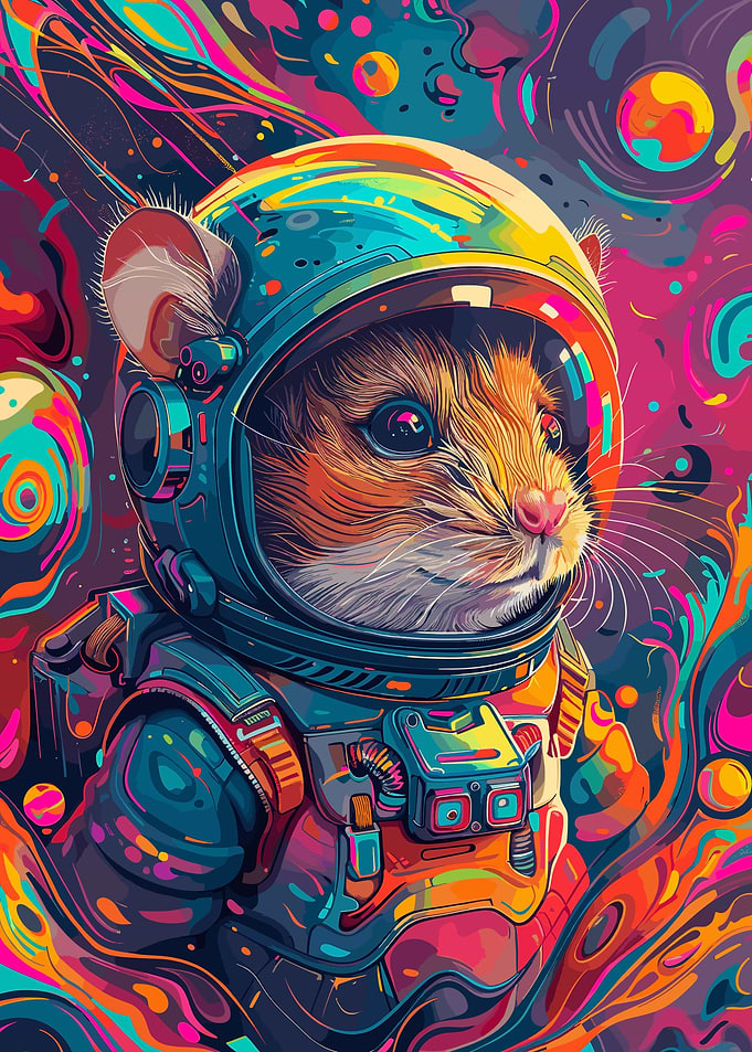 Astronaut Space Hamster