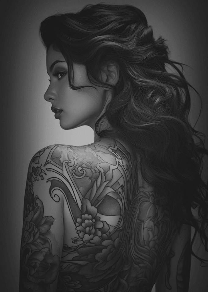 Beautiful Tattoo Girl