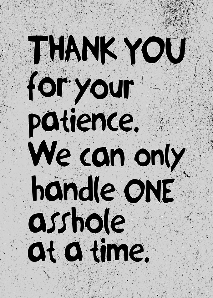 Bathroom Thank You Sign
