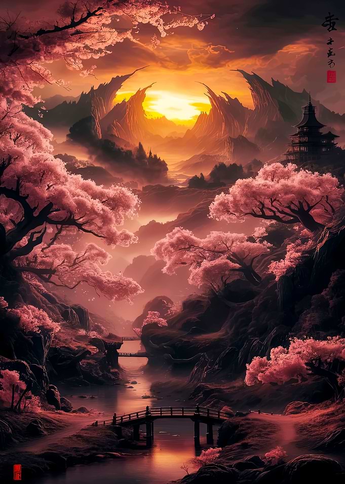 A Pink Sunset
