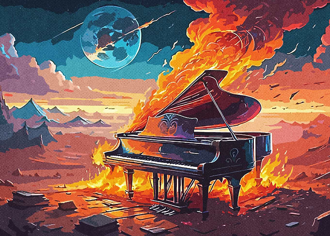 Jazz Piano Fire
