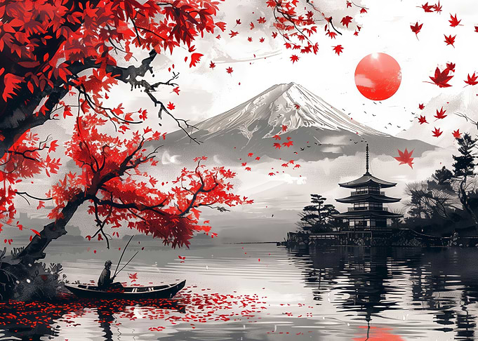 Fuji mt Landscape nature