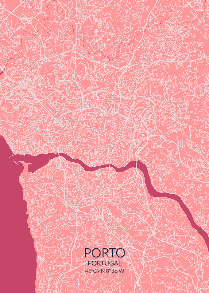 Porto Pink Map