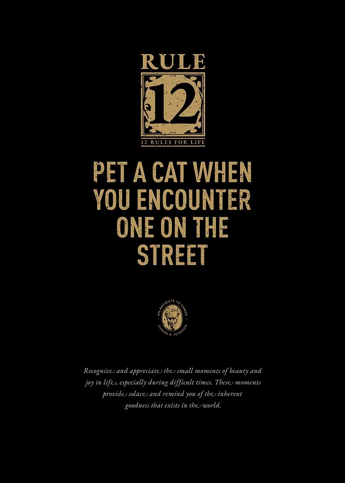 Jordan Peterson RULE 12