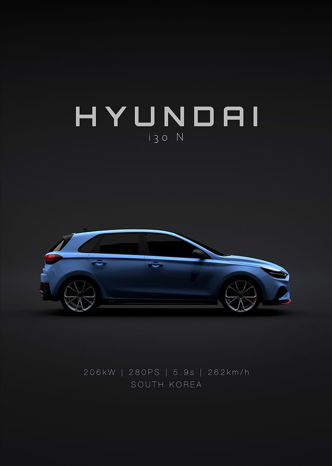 Hyundai i30 N 2021 Blue