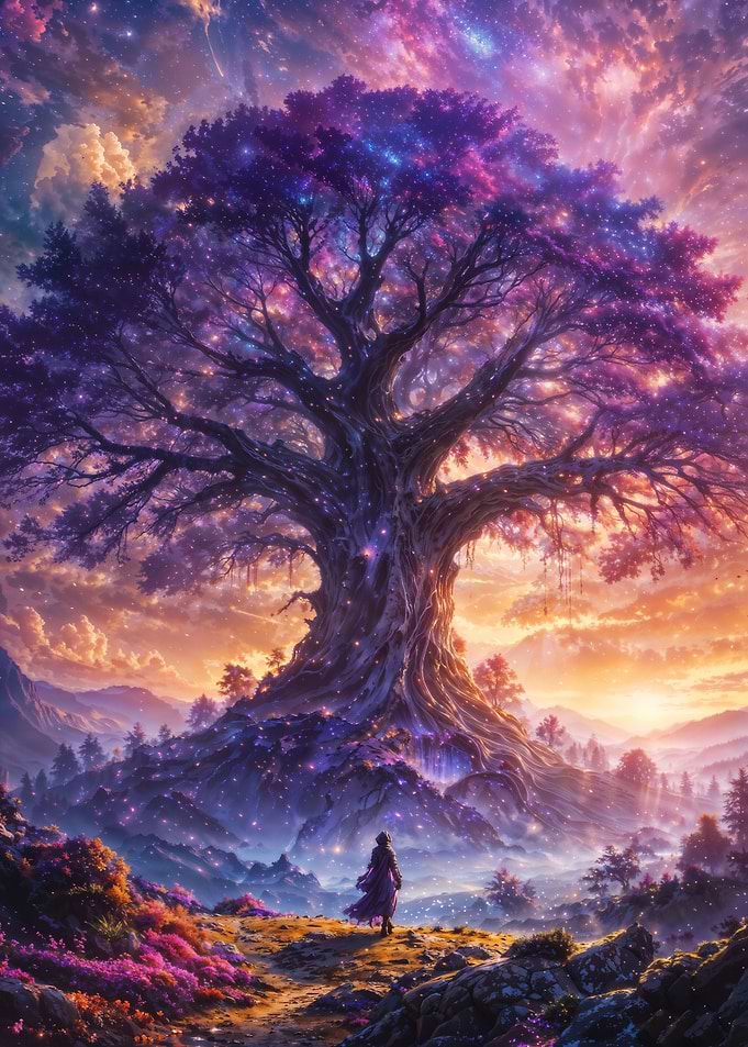 Norse Cosmic Tree of Life