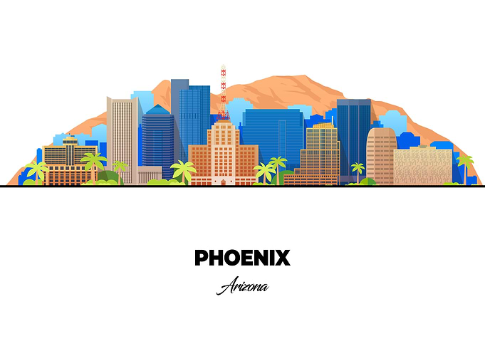 Phoenix Arizona Skyline