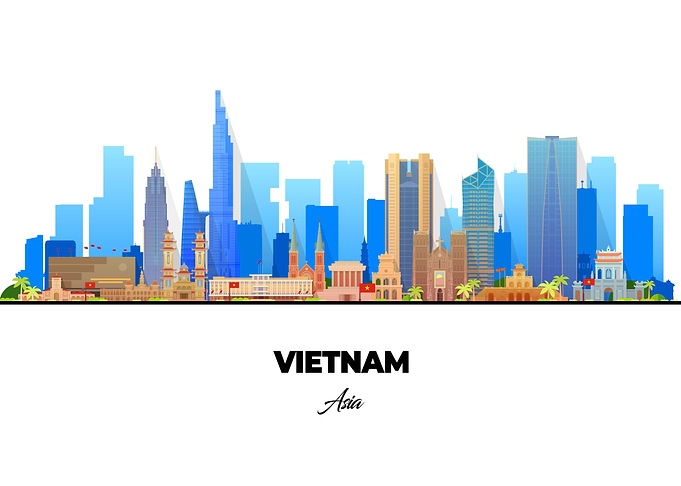 Vietnam Asia Skyline