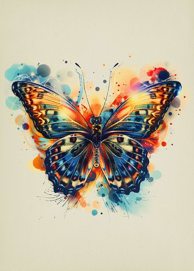 watercolor butterfly