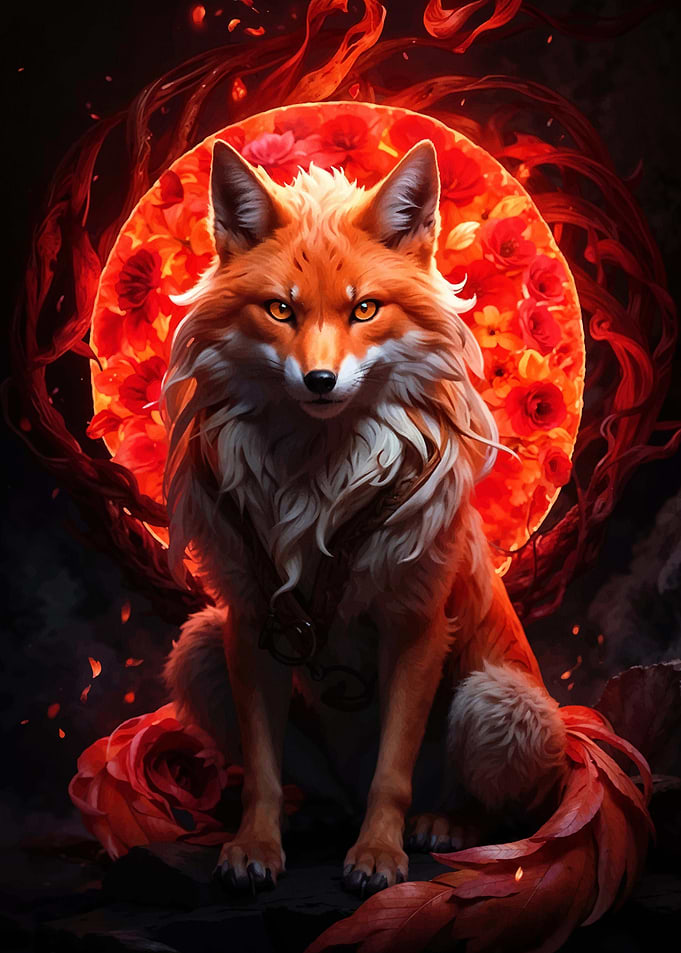 Kitsune Japanese fox