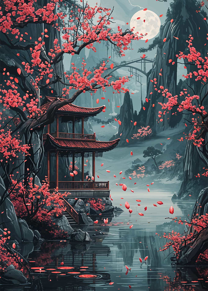 Pagoda Cherry Blossom