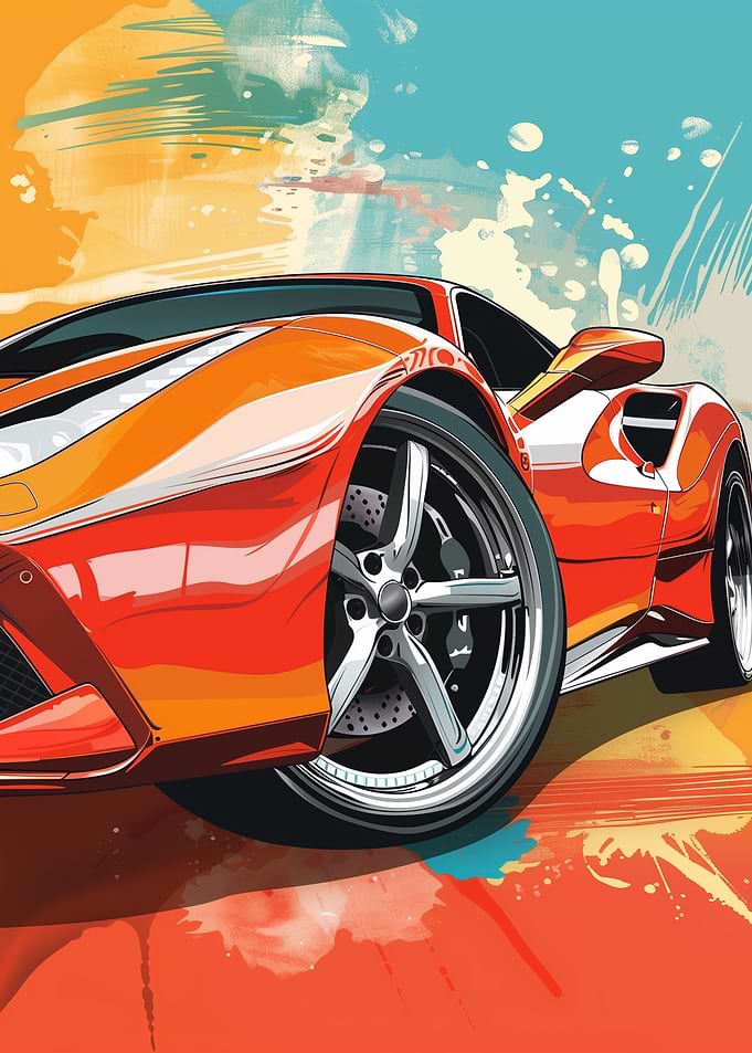 Orange Car