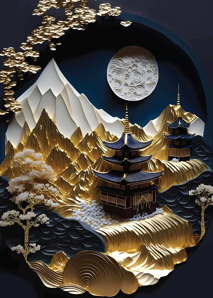 Golden mountain japan