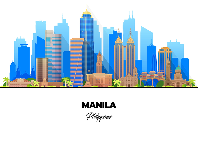 Manila Philippines Skyline