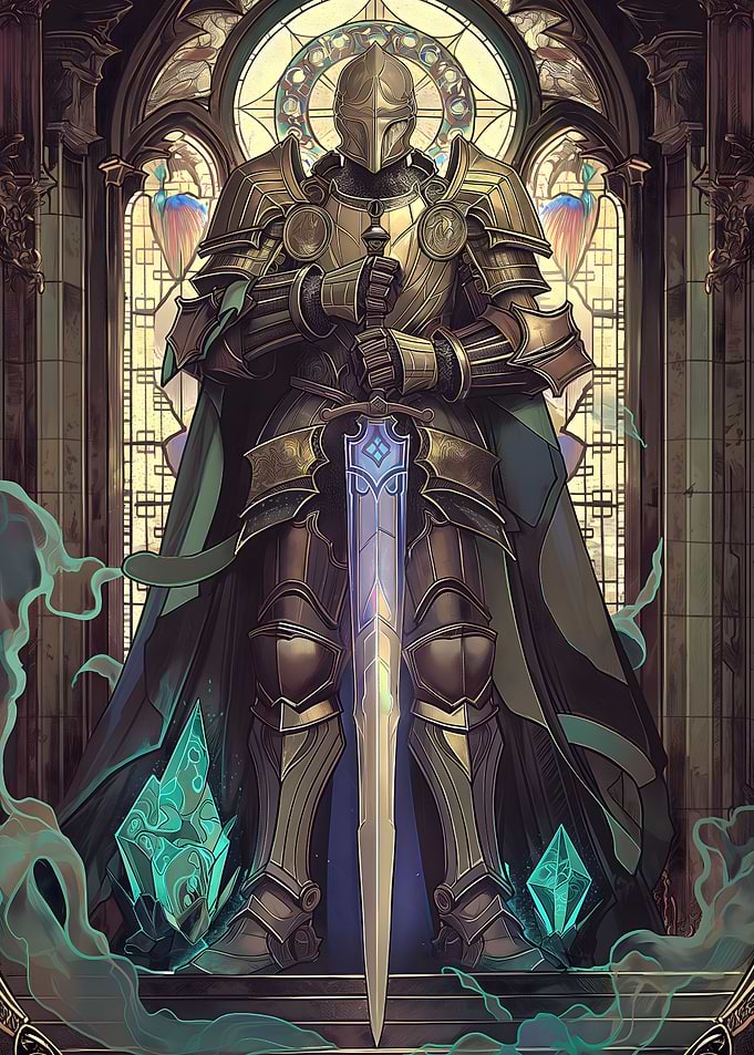 Stained Glass Guardian