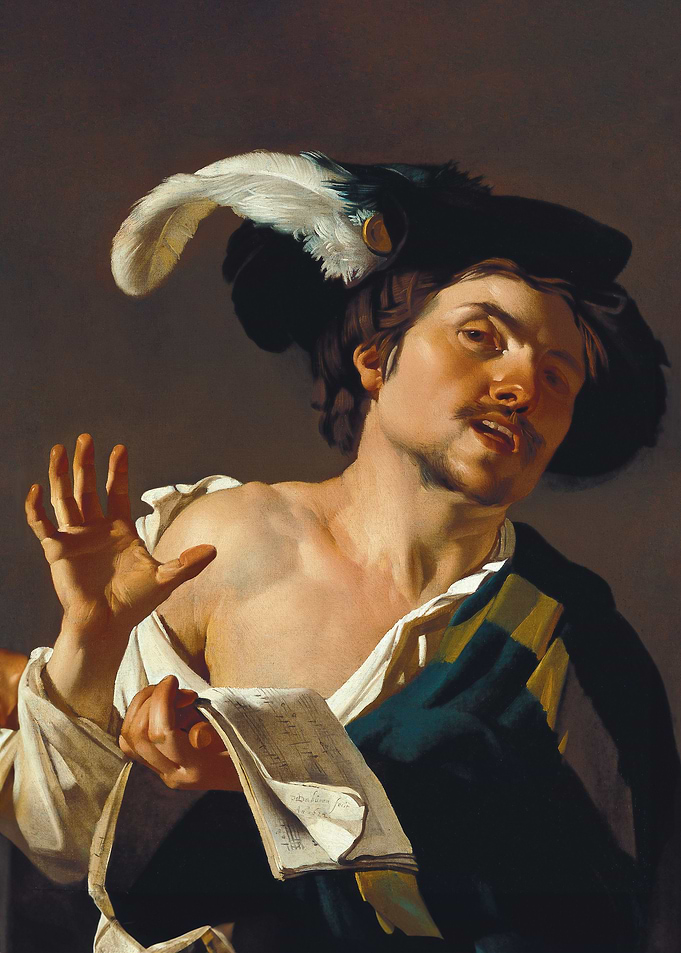 Young Man Singing