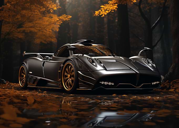 Pagani Huayra Autumn Park