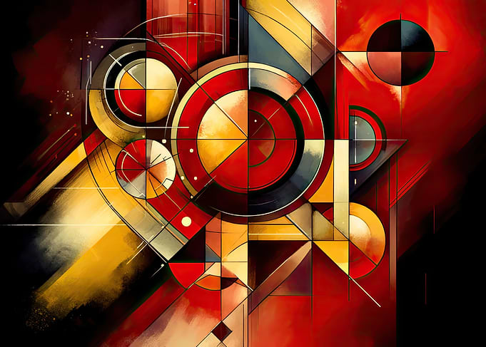 Vibrant Geometric Art