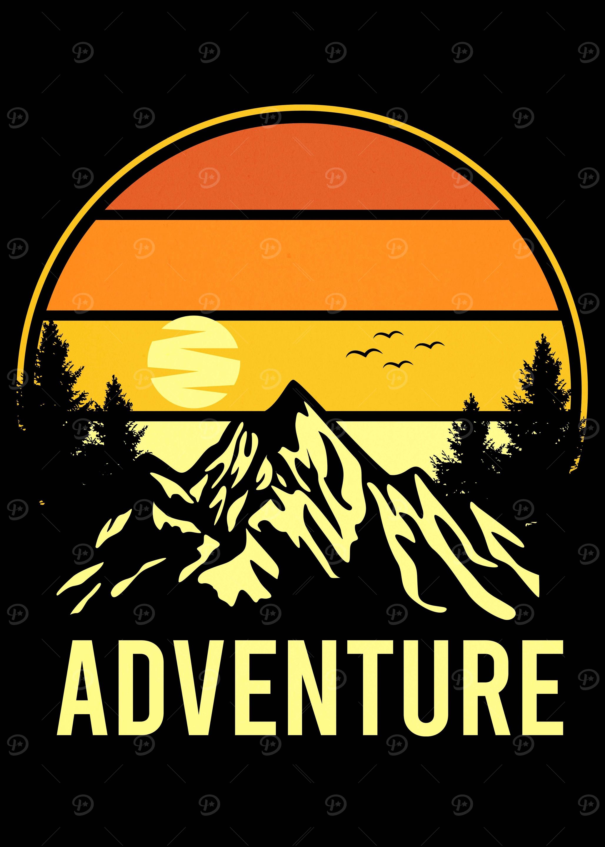 Mountain Retro Vintage