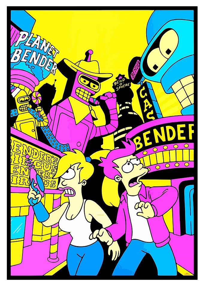 Futurama Pop Art