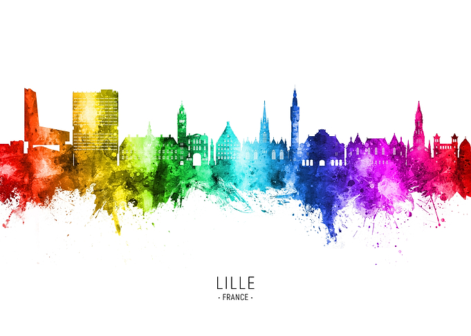 Lille Skyline France