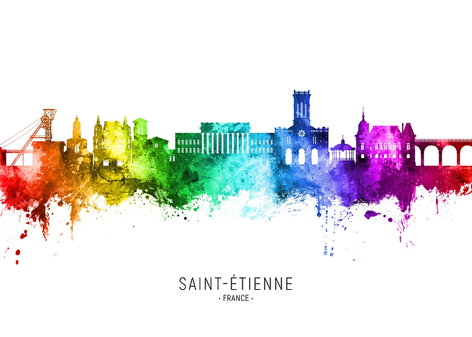 Saint Etienne Skyline