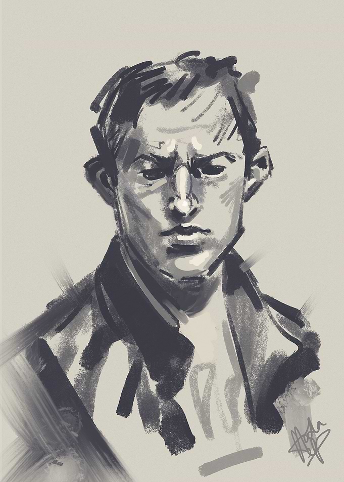 Expressive Male Portrait