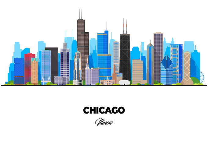 Chicago Illinois Skyline