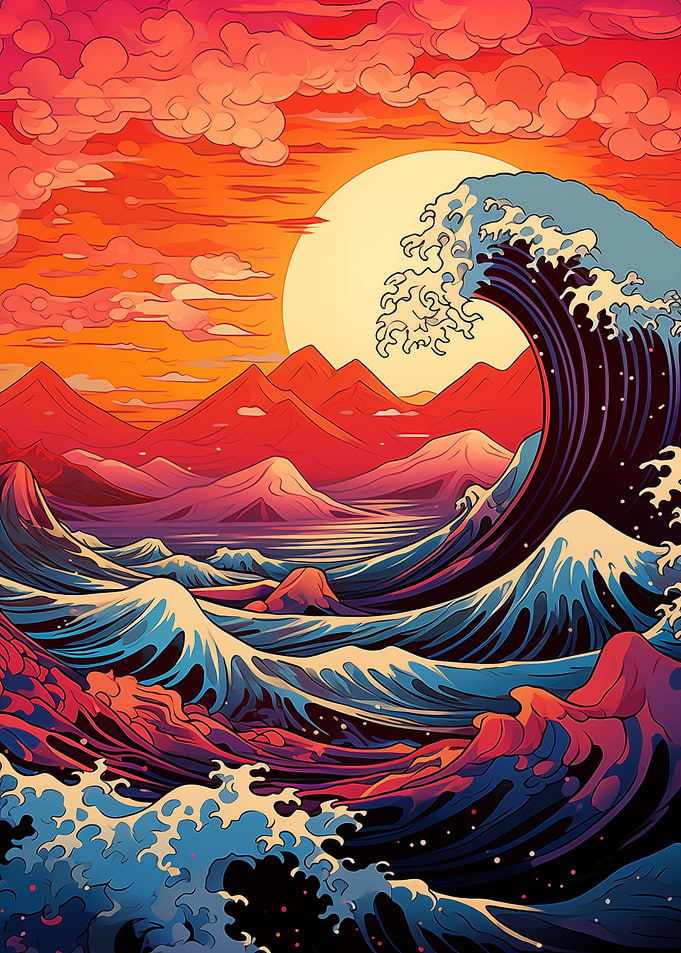 Big Wave Sunset