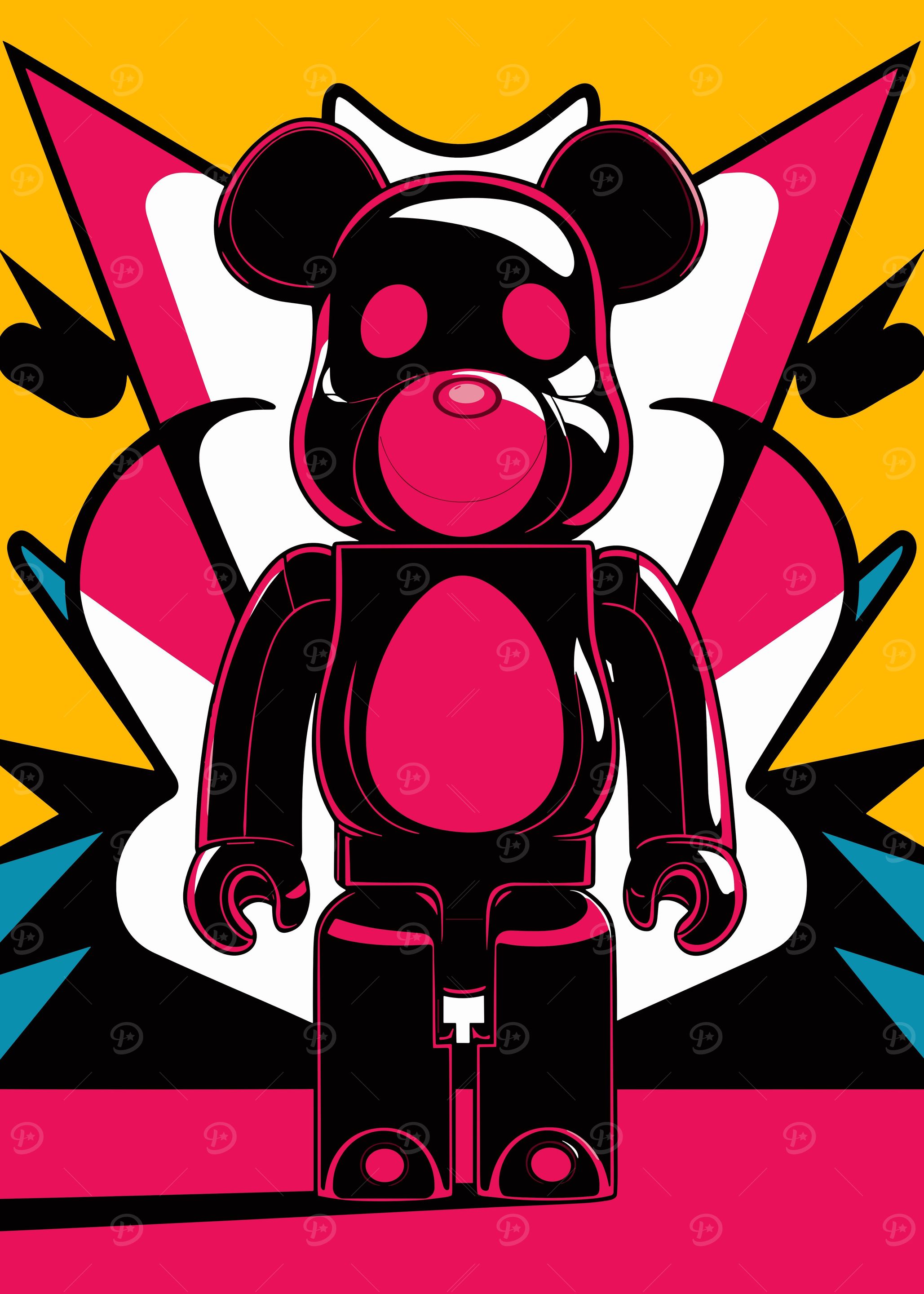 Graffiti bearbrick