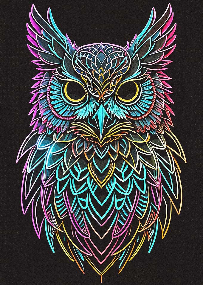 Neon Owl
