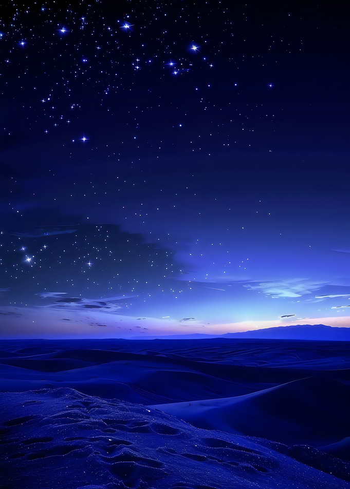 Starry Desert Night