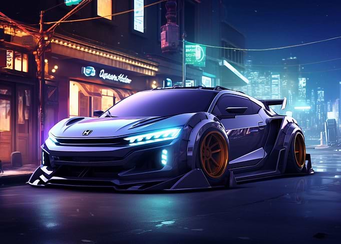 Sport car Honda Project 2