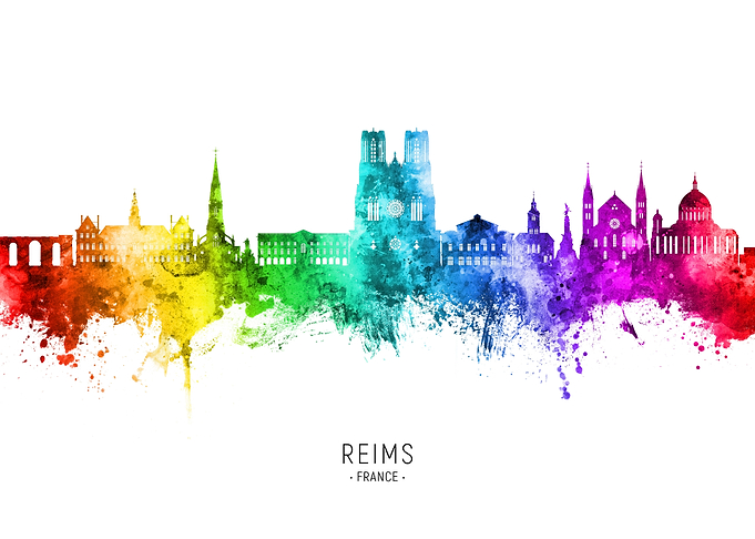 Reims Skyline France