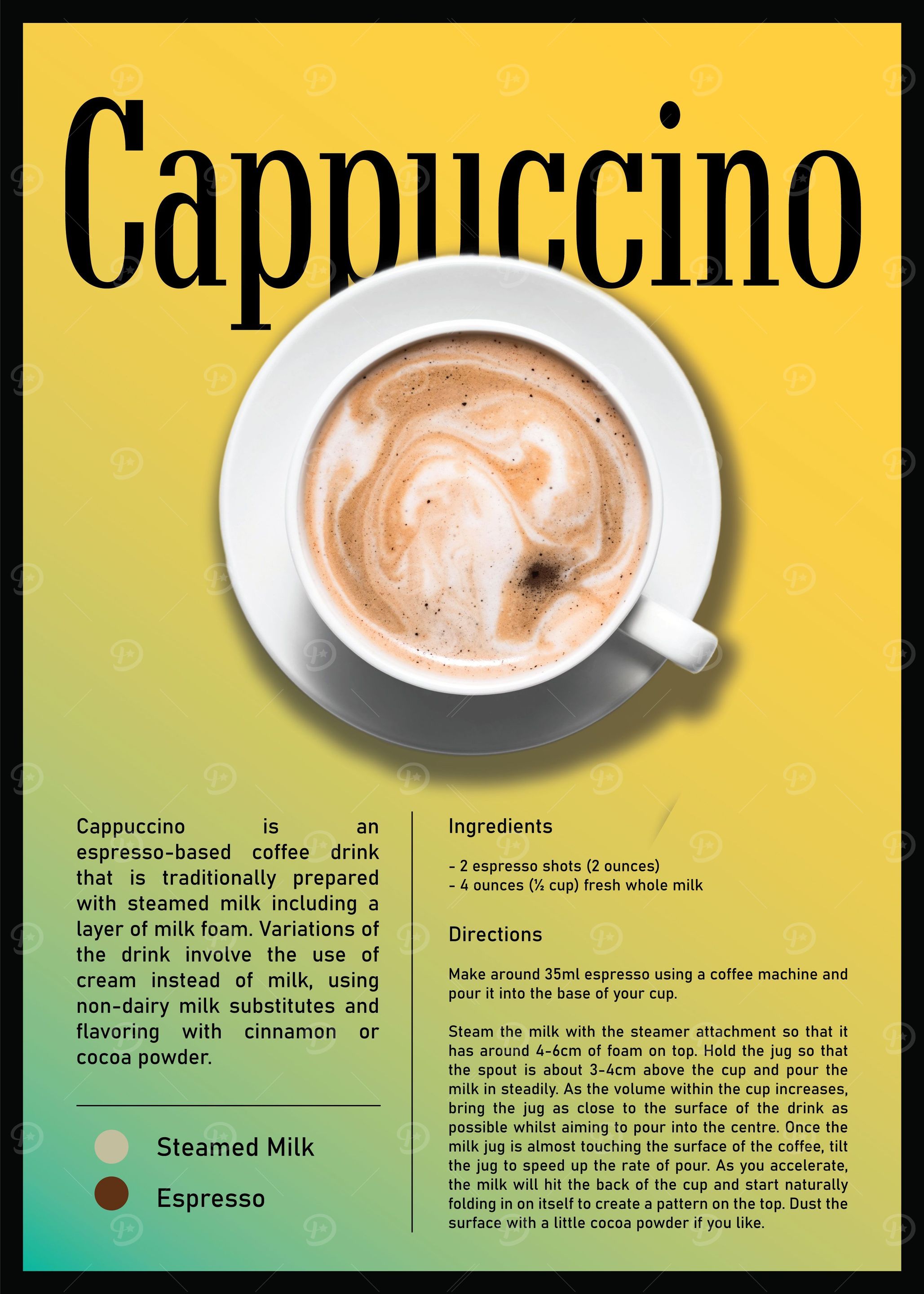 Cappuccino Poster