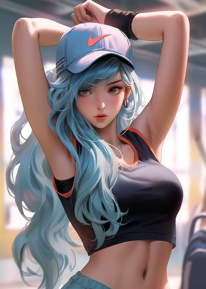 Anime Fitness Girl