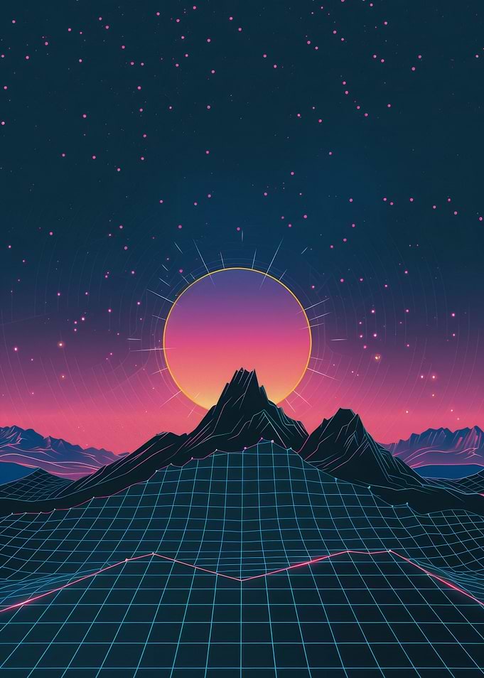 Retro Mountain