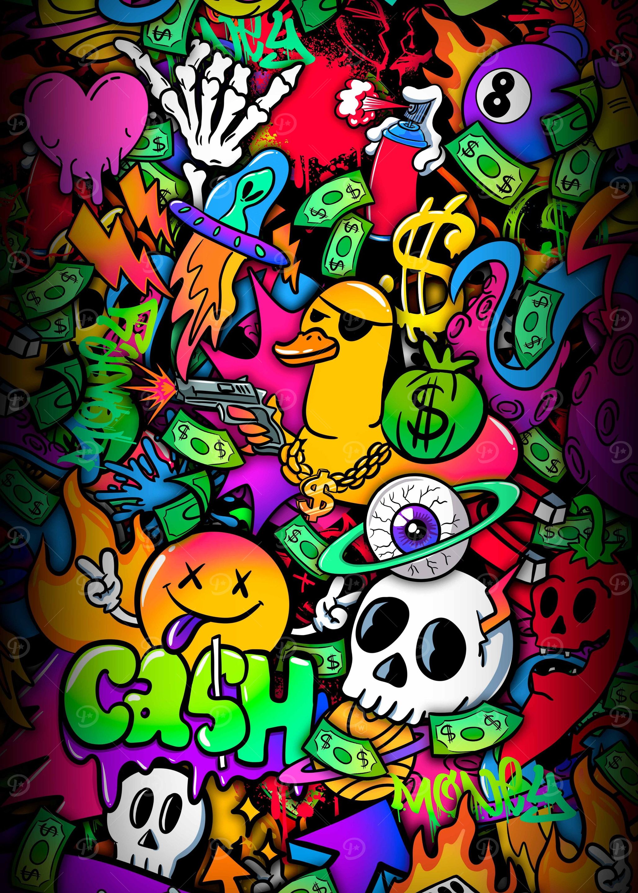Dollars Graffiti