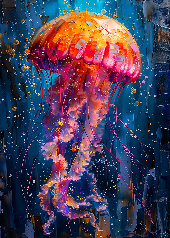 Squid in Paint