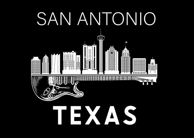 San Antonio City Skyline