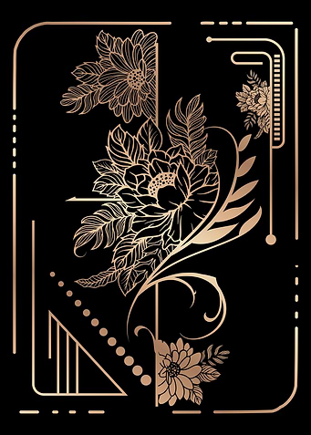 Flower Gold luxury 02