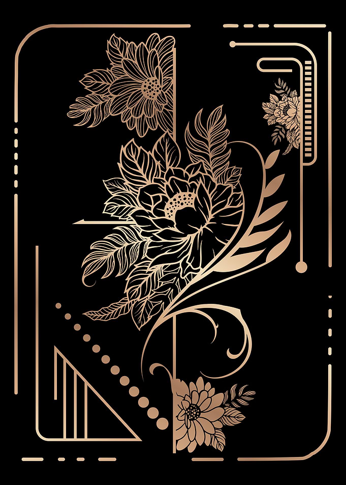 Flower Gold luxury 02