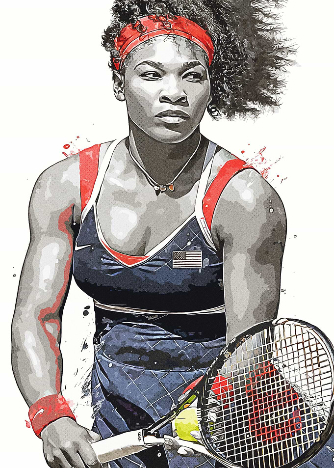 Serena Williams Portrait