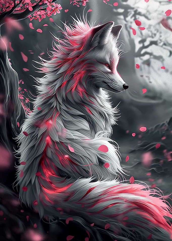 Majestic White Fox
