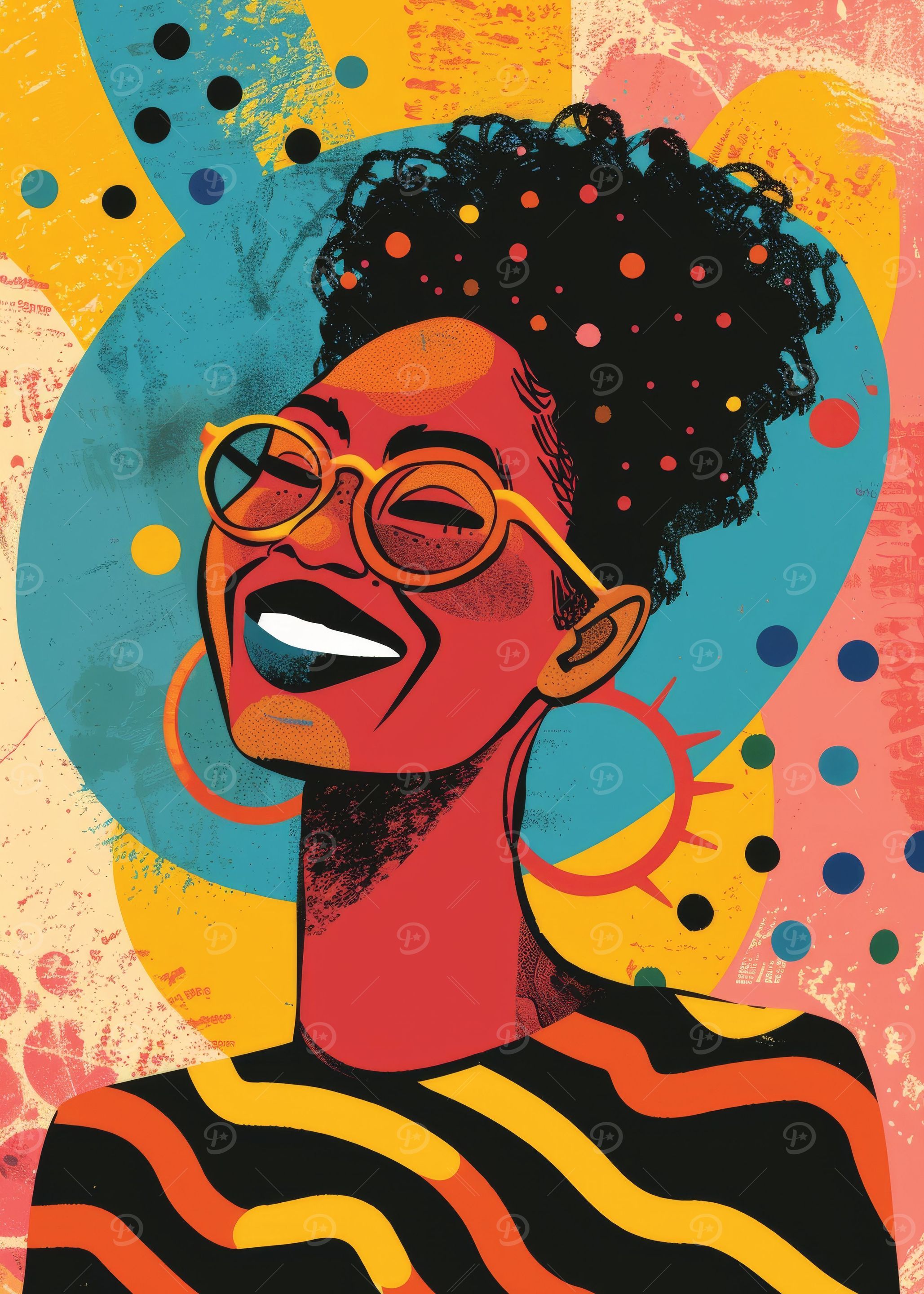 African Woman Surreal