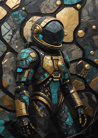 Abstract Astronaut