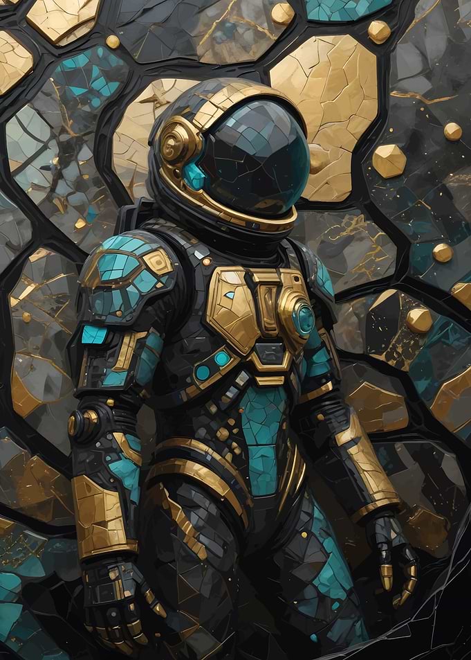 Abstract Astronaut