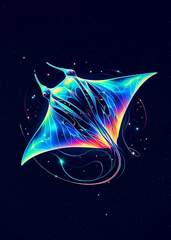 Cosmic Manta Ray